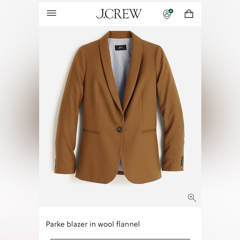 J.Crew Parke blazer in wool flannel